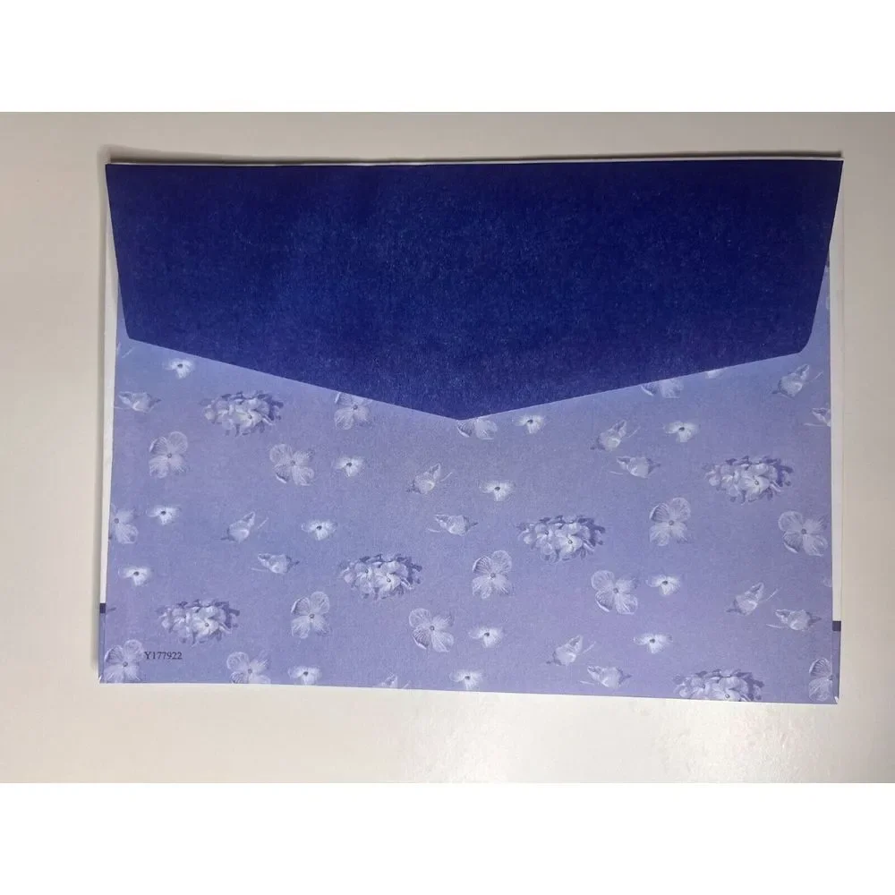 Habitat Hope Greeting‎ Collection Flowers 'Thinking of You' Purple Romantic Card